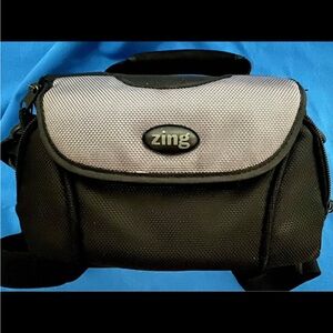 ZING Camera Bag with Padded Protection Black and Gray Interior Separators